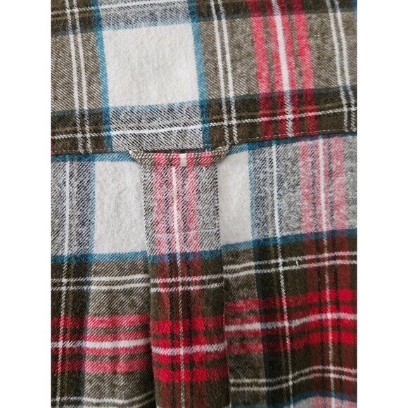 Red Head Flannel Shirt Size XLT Long Sleeve Plaid Cotton Rodeo Western Hiking - Picture 6 of 13